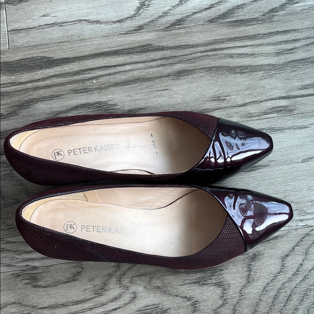Peter Kaiser Women's Burgundy Pumps size 5, US7.5 - Picture 2 of 15